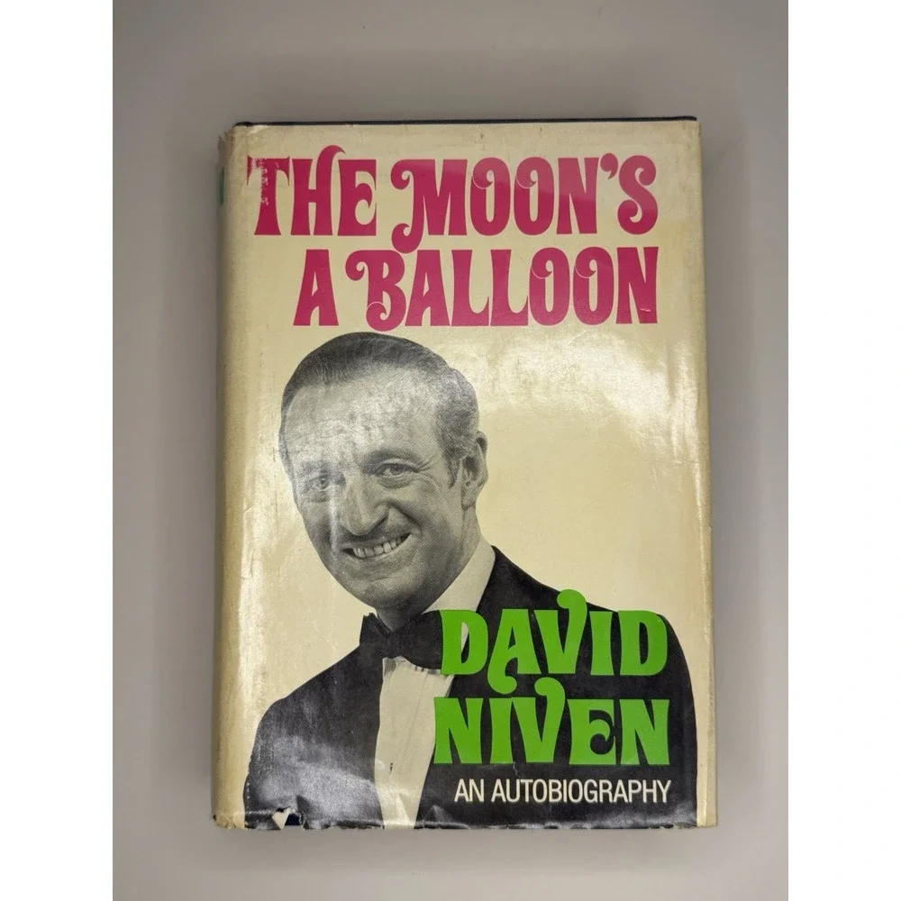 The Moon's a Balloon David Niven 1972 Putnam Hardcover Vintage